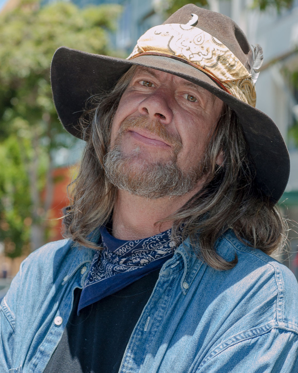 "Chuck #2" - At  the Corner of Shattuck  Ave. and Addison St", Berkeley, CA, 2015 