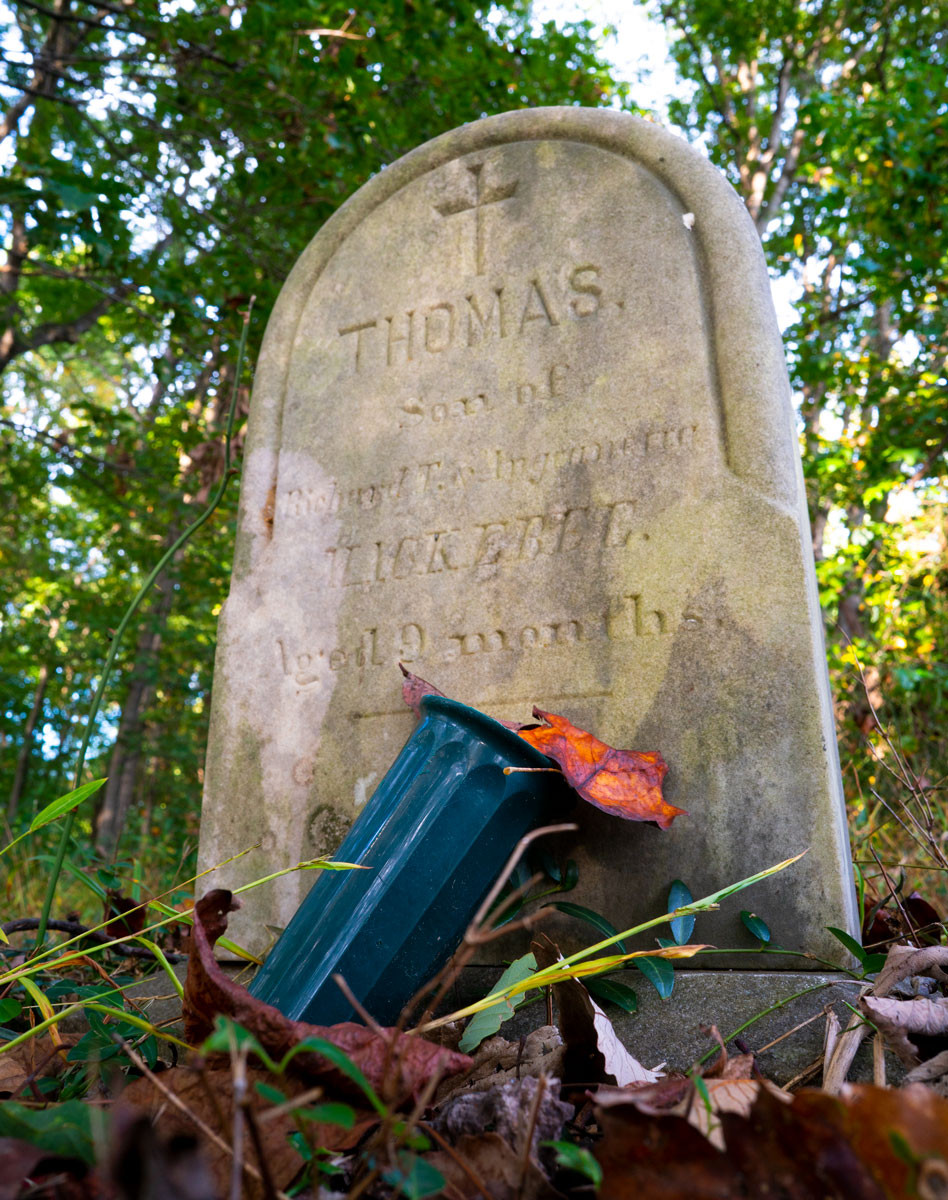 "Forgotten?" - Sacred Heart Cemetery, Bowie, MD, Digital 2018