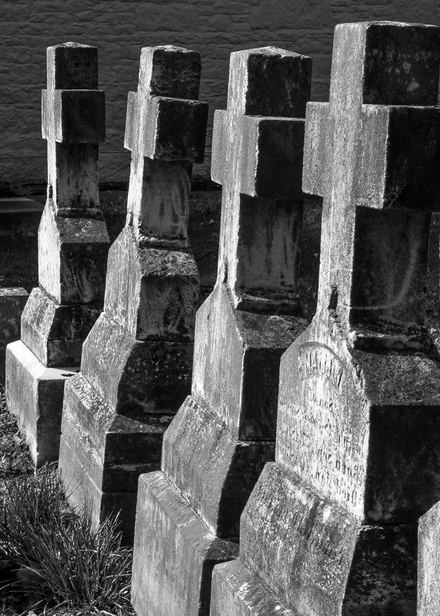 "In Line Up #1" - Sacred Heart Cemetery, Bowie, MD, Digital 2017