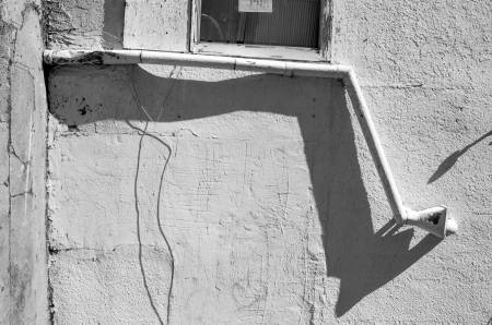 "Shadow On Stucco"Emeryville, CA, 1983 Digital